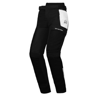 Pantalones moto Ixon M-Njord Pant Light Grey Blue Bright Red