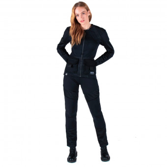 Pantalones moto Knox Urbane Pro Trousers Woman Black