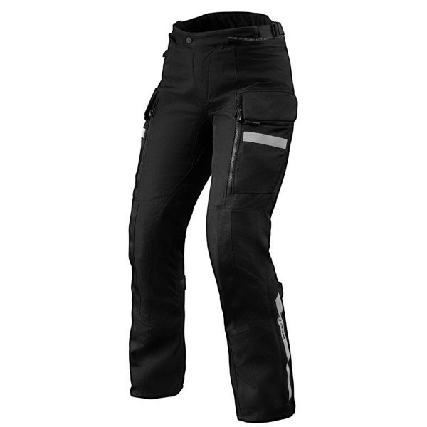 Pantalones moto REV'IT Sand 4 H2O Ladies Negro Corto