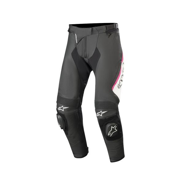 Pantalones moto Alpinestars Stella Missile V2 Negro Blanco Fucsia