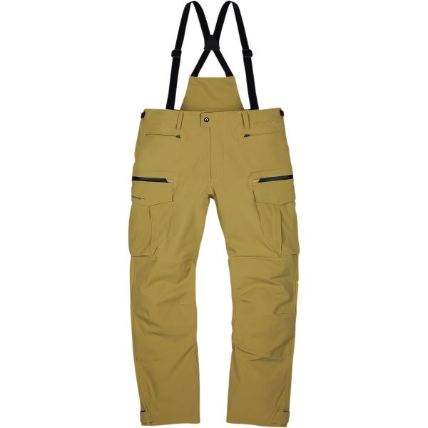 Pantalones moto ICON Stormhawk WP Overpant Tan