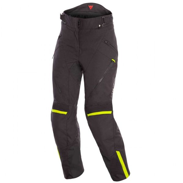 Pantalones moto Dainese Tempest 2 Lady D-Dry Pants Black Fluo Yellow