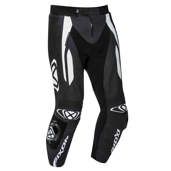Pantalones moto Ixon Vortex 2 Pant Negro Blanco
