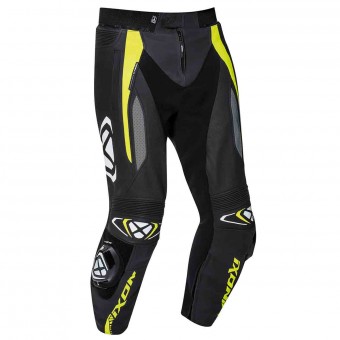Pantalones moto Ixon Vortex 2 Pant Negro Gris Amarillo Vivo