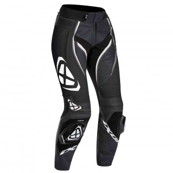 Pantalones moto Ixon Vortex Lady Pant Negro Blanco