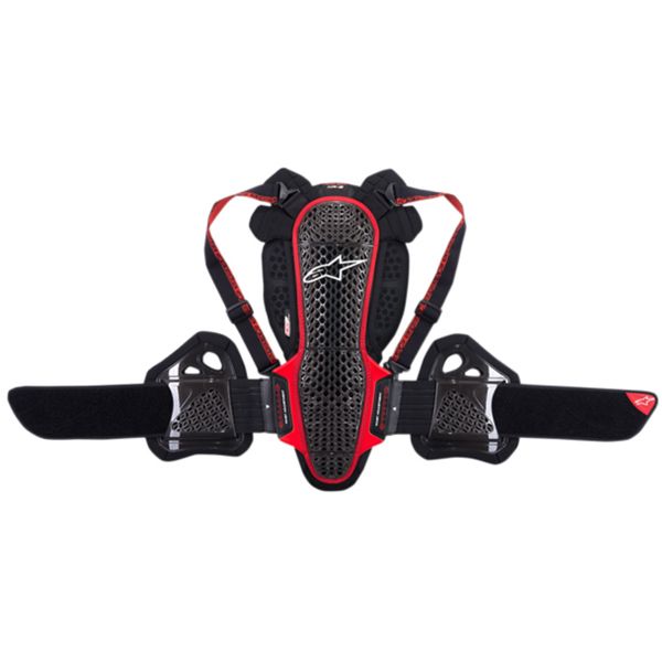 Espaldera Moto Alpinestars Nucleon KR-3 Humo Negro Rojo