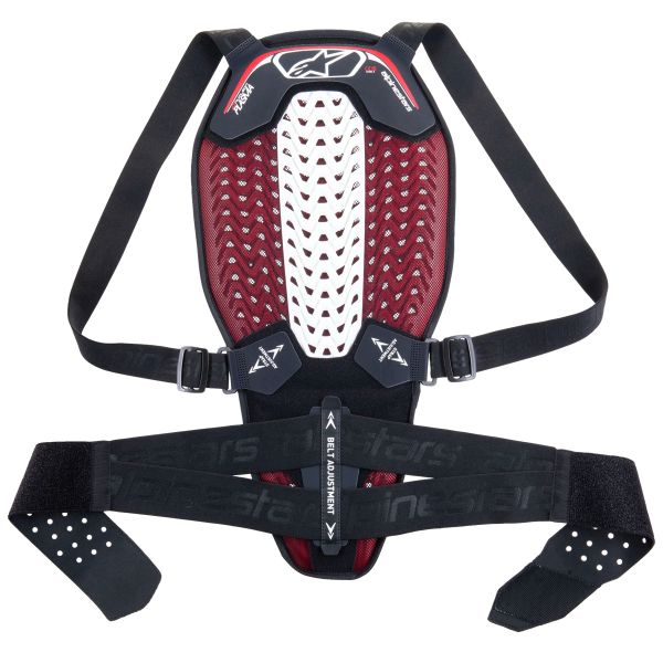 Espaldera Moto Alpinestars Nucleon Plasma Back Protector Strap Black White Red