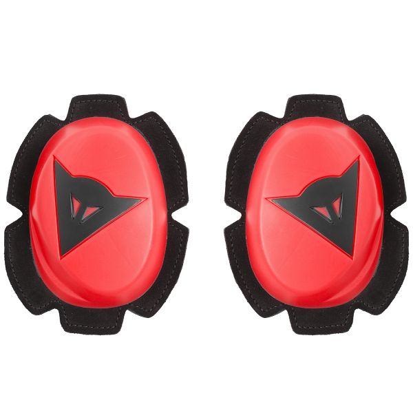 Sliders Moto Dainese Pista Knee Slider Fluo Red Black Sliders Moto Dainese Pista Knee Slider Fluo Red Black