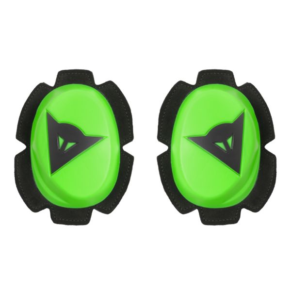 Sliders Moto Dainese Pista Knee Slider Fluo Green Black Sliders Moto Dainese Pista Knee Slider Fluo Green Black