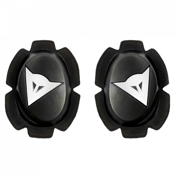 Sliders Moto Dainese Pista Knee Slider High Durability Black White Sliders Moto Dainese Pista Knee Slider High Durability Black White