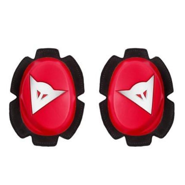 Sliders Moto Dainese Pista Knee Slider Red White Sliders Moto Dainese Pista Knee Slider Red White