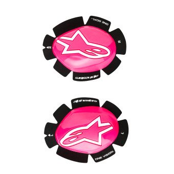 Sliders Moto Alpinestars GP Plus Knee Slider Pink Fluo White Sliders Moto Alpinestars GP Plus Knee Slider Pink Fluo White