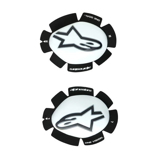 Sliders Moto Alpinestars GP Plus Knee Slider White Black
