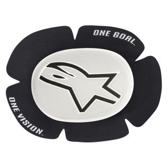 Sliders Moto Alpinestars GP Sport Evo Knee Slider White Black Sliders Moto Alpinestars GP Sport Evo Knee Slider White Black