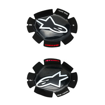 Sliders Moto Alpinestars GP Tech Knee Slider Black White Sliders Moto Alpinestars GP Tech Knee Slider Black White