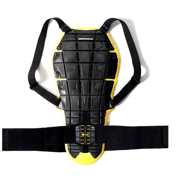 Espaldera Moto Spidi Back Warrior Evo Negro/Amarillo