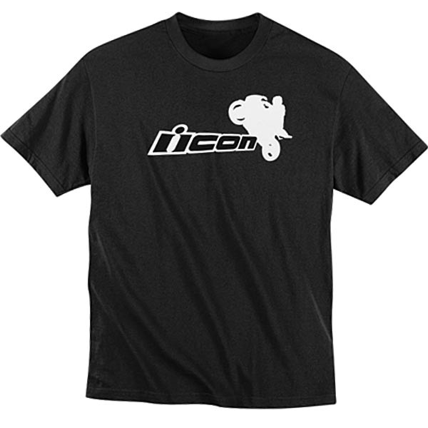 Camisetas Moto ICON Balance Point Tee Black