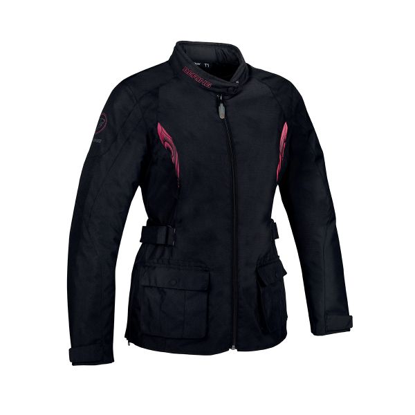 Chaquetas moto Bering Lady Virginia Fuchsia Black