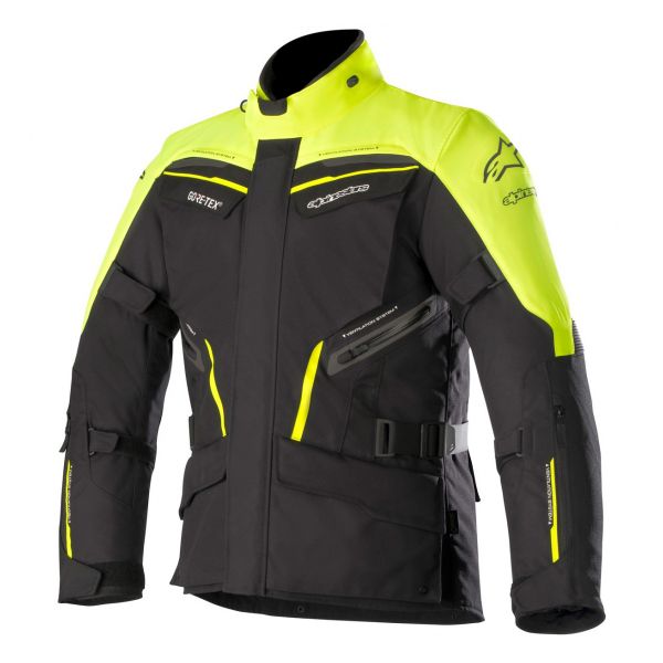 Cazadora moto Alpinestars Patron Gore-Tex Yellow Fluo Black Cazadora moto Alpinestars Patron Gore-Tex Yellow Fluo Black