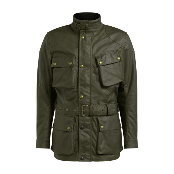 Chaquetas moto Belstaff Trialmaster Wax Olive Green Chaquetas moto Belstaff Trialmaster Wax Olive Green