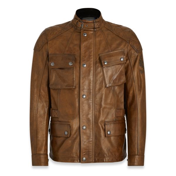 Chaquetas moto Belstaff Turner Antique Burnt Cuero Chaquetas moto Belstaff Turner Antique Burnt Cuero