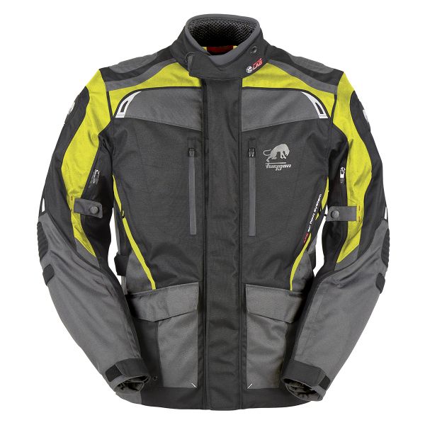 Chaquetas moto Furygan Apalaches Black Yellow Fluo