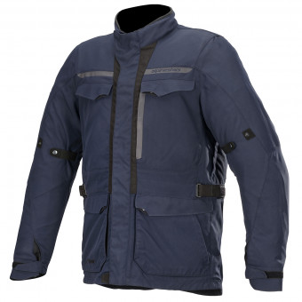 Chaquetas moto Alpinestars Barcelona Drystar Blue Navy