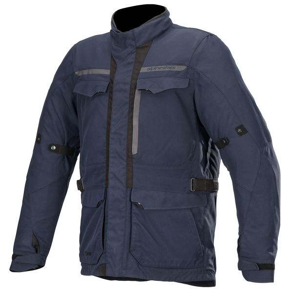 Chaquetas moto Alpinestars Barcelona Drystar Blue Navy