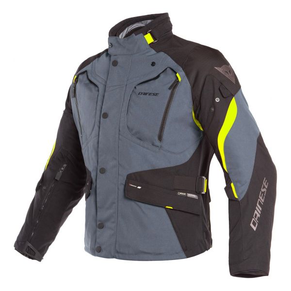 Chaquetas moto Dainese Dolomiti Gore-Tex Ebony Black Fluo Yellow