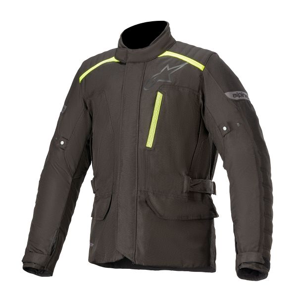 Chaquetas moto Alpinestars Gravity Drystar Black Yellow Fluo