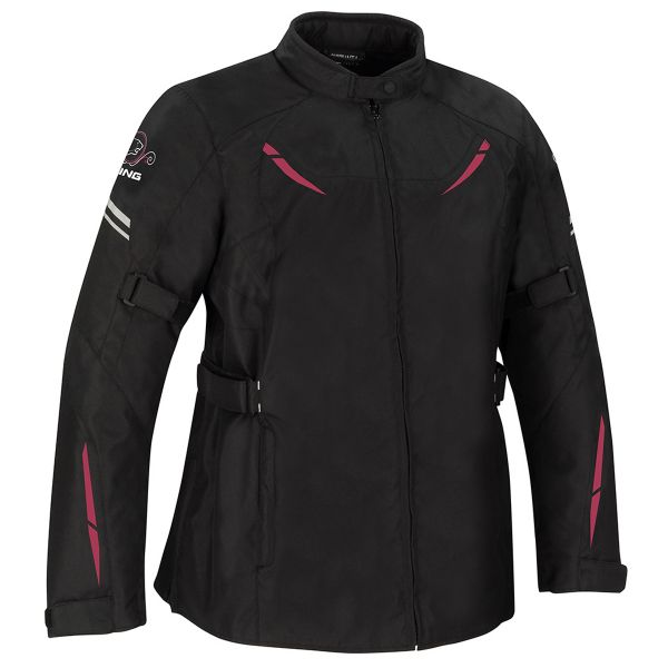Chaquetas moto Bering Lady Penelope Queen Size Black Fuchsia