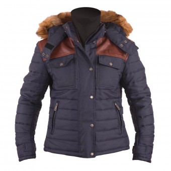 Chaquetas moto Helstons Stuff Lady Blue