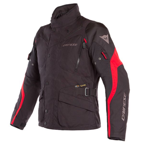 Chaquetas moto Dainese Tempest 2 D-Dry Black Tour Red