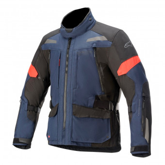 Chaquetas moto Alpinestars Valparaiso V3 Drystar Dark Blue Black