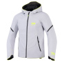Chaquetas moto Alpinestars Aeroshell WP Mid Gray Yellow Fluo