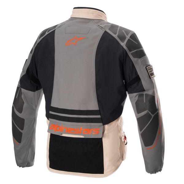 Alpinestars AMT-10R Drystar XF Gris piel Marrn plido Naranja picante