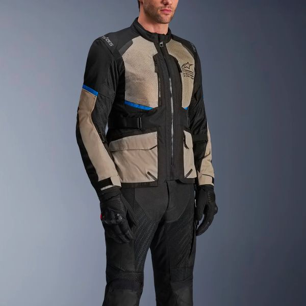 Alpinestars Andes Air Drystar Negro Laurel Gris Azul Brillante