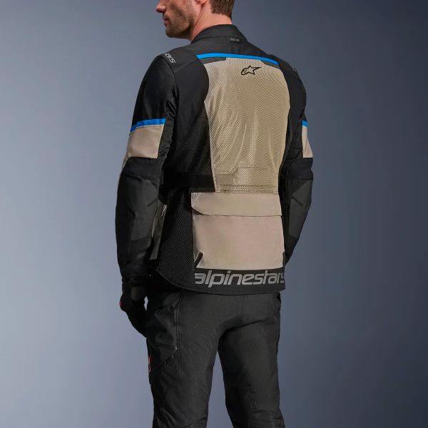 Alpinestars Andes Air Drystar Negro Laurel Gris Azul Brillante