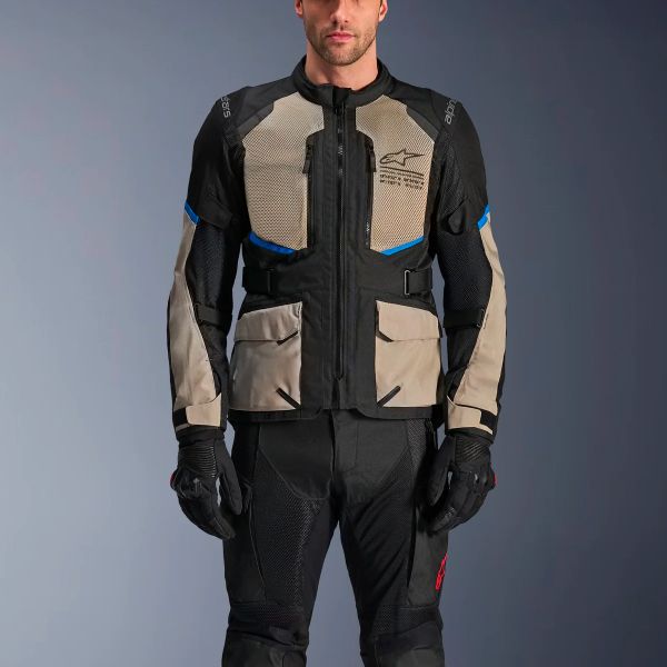 Alpinestars Andes Air Drystar Negro Laurel Gris Azul Brillante