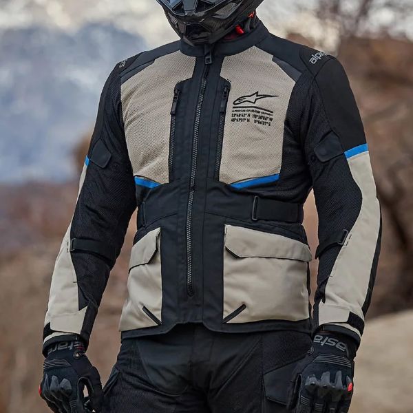 Alpinestars Andes Air Drystar Deep Blue Black Ice Grey
