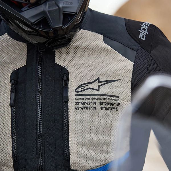 Alpinestars Andes Air Drystar Deep Blue Black Ice Grey