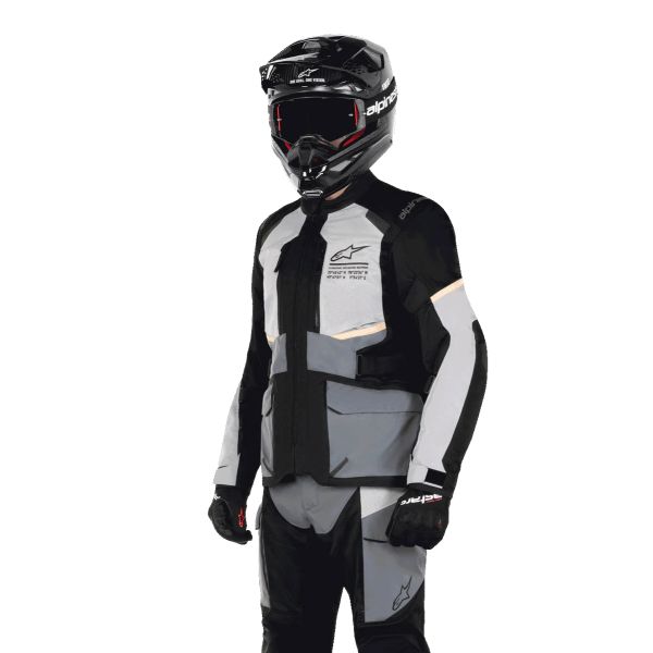 Alpinestars Andes Air Drystar Ice Grey Dark Grey Black