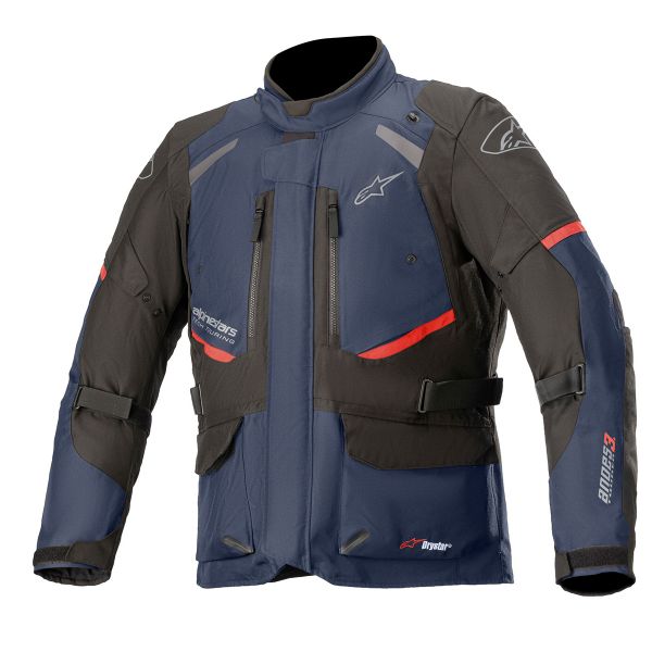 Chaquetas moto Alpinestars Andes V3 Drystar Azul Oscuro Negro Chaquetas moto Alpinestars Andes V3 Drystar Azul Oscuro Negro