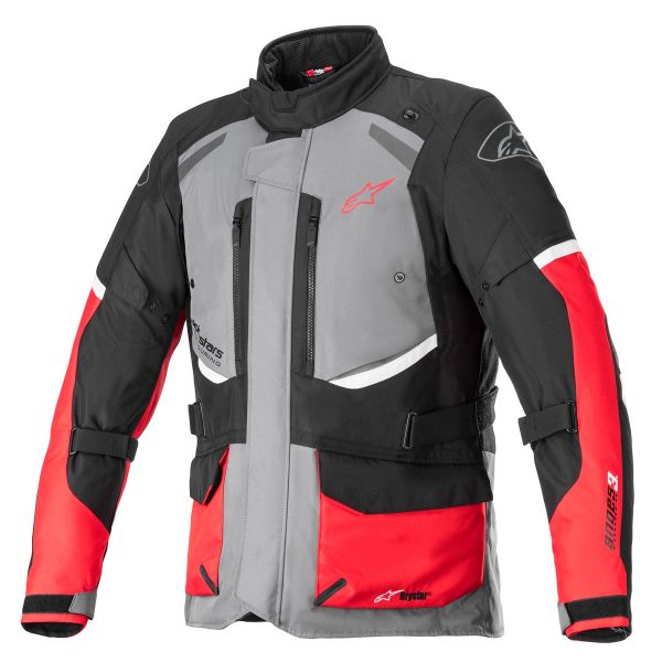 Chaquetas moto Alpinestars Andes V3 Drystar Dark Grey Black Bright Red