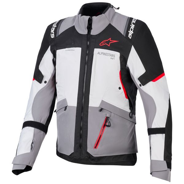 Chaquetas moto Alpinestars Andes V4 Drystar Dark Gray Ice Gray Black Bright Red