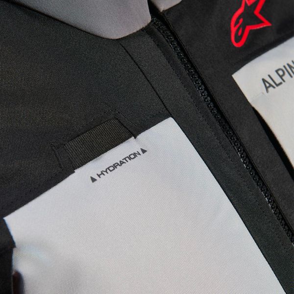 Alpinestars Andes V4 Drystar Dark Gray Ice Gray Black Bright Red