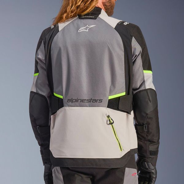 Alpinestars Andes V4 Drystar Dark Gray Ice Gray Black Yellow Fluo