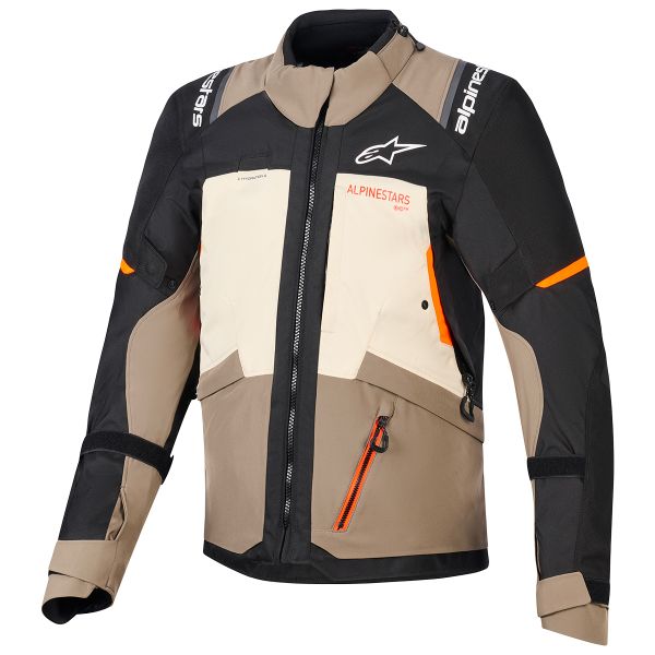 Chaquetas moto Alpinestars Andes V4 Drystar Walnut Mastic Black
