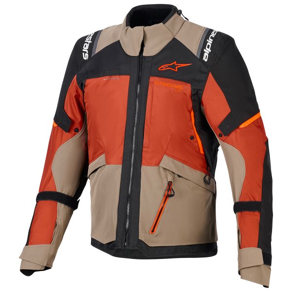 Chaquetas moto Alpinestars Andes V4 Drystar Walnut Rust Black