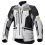 Chaquetas moto Alpinestars Bogota Pro Drystar Gris Hielo Gris Oscuro Amarillo Fluo